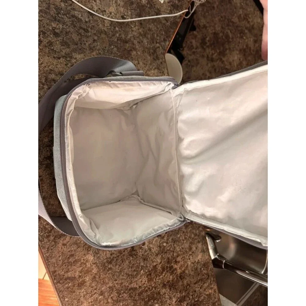 Gray Vera Bradley Lunchbox